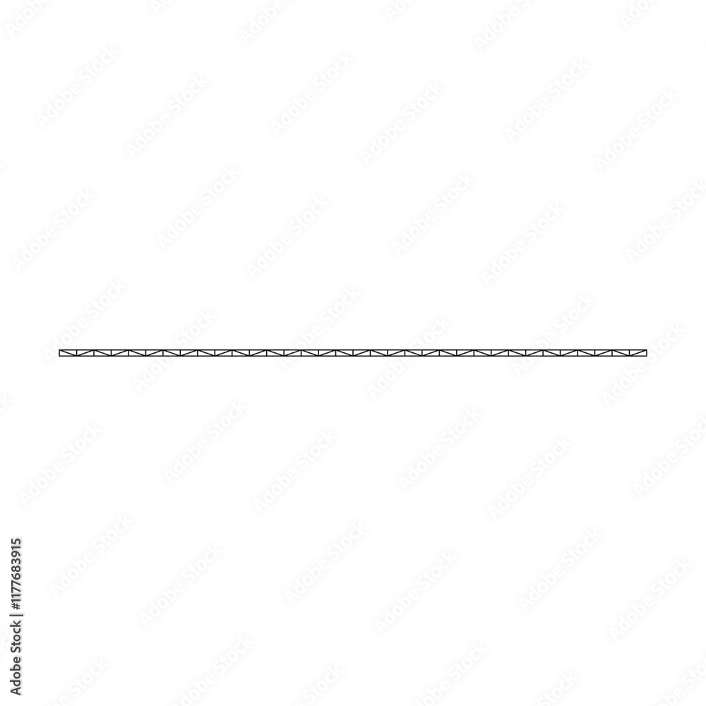 Border icon, divider shape horizontal line vector for decorative vintage doodle element for design in vector illustration Border icon, divider shape horizontal line vector for decorative vintage doodle element for design in vector illustration