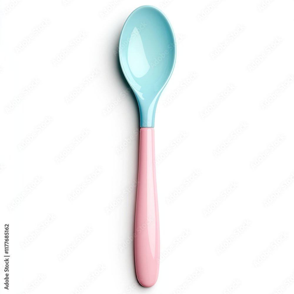 spoon, plastic spoon, pink spoon, blue spoon on white background spoon, plastic spoon, pink spoon, blue spoon on white background