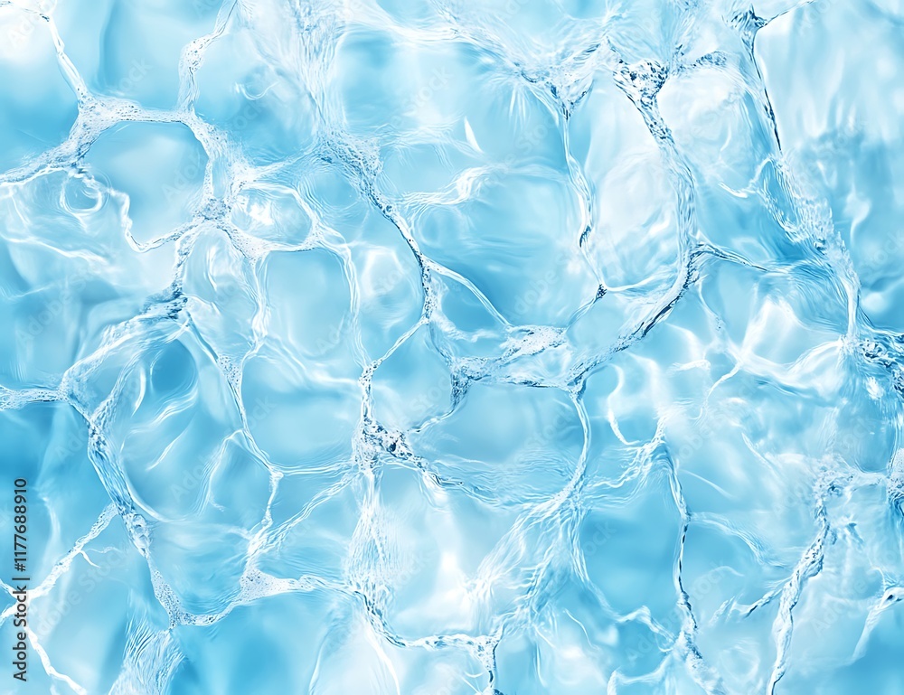 Light blue water texture, swimming pool water, summer background Light blue water texture, swimming pool water, summer background