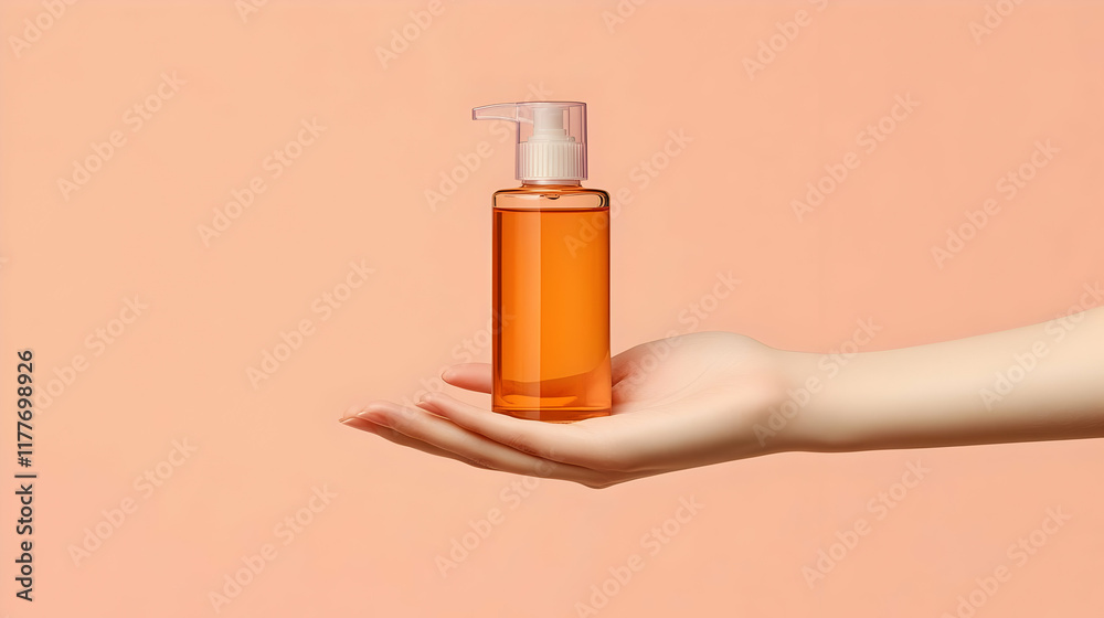 Amber Liquid Bottle Product Photography Amber Liquid Bottle Product Photography