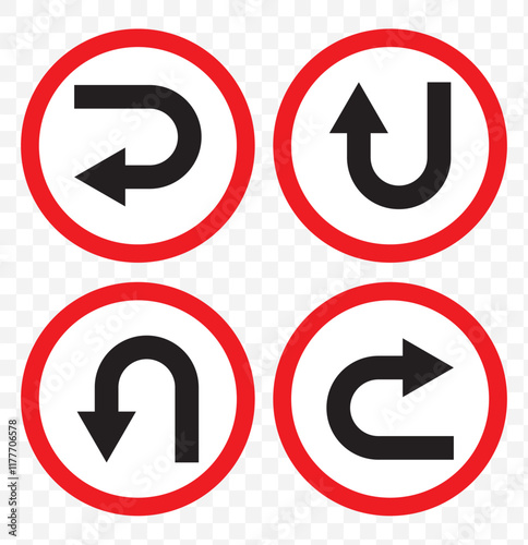 Free Download U turn symbol. eps 10. - GFXLoad