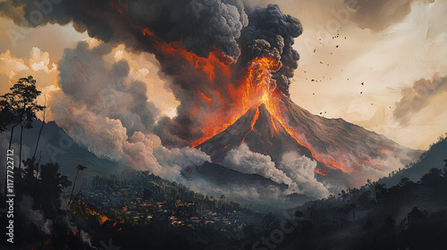 fire in the mountains