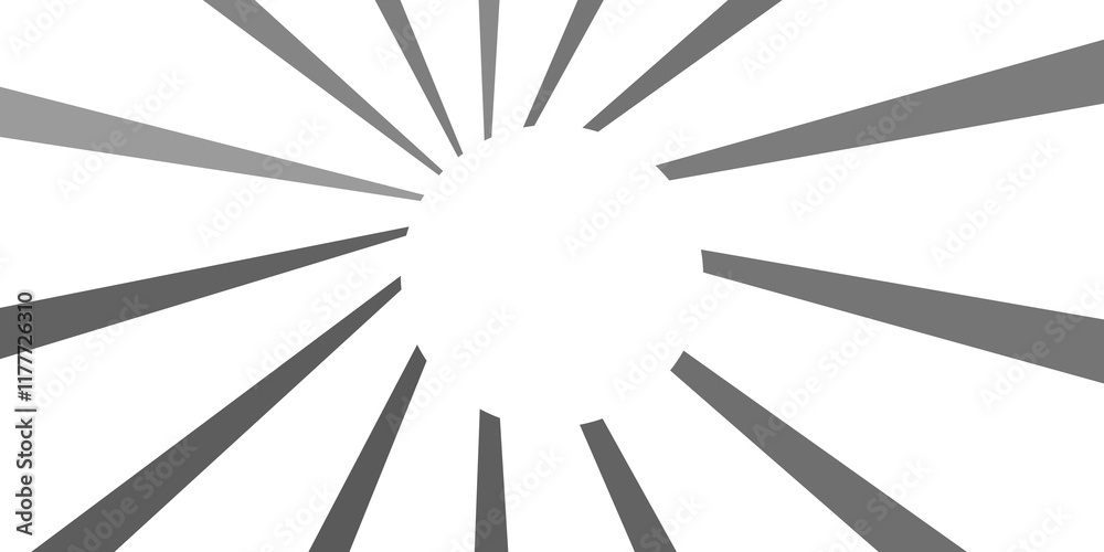 Obraz premium Seamless gray color Radiation / concentrated lines for banner poster background design