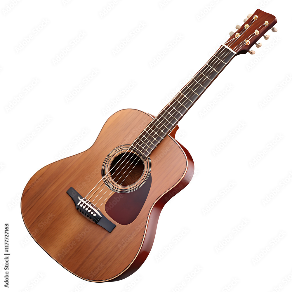 Obraz premium guitar, acoustic, png, transparent, cut out, isolated, clipping path, social media, ad, promotion, download, 4k, high, quality, web, banner, poster, music, instrument, musical, string, sound, classica