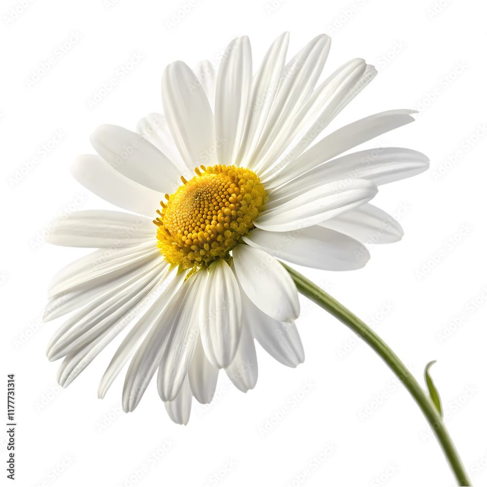 Fototapeta premium Close-up of a beautiful white daisy against