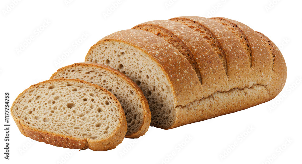 Fresh Baked Whole Wheat Bread Loaf, Bakery Food, Isolated Transparent PNG, Large Format Fresh Baked Whole Wheat Bread Loaf, Bakery Food, Isolated Transparent PNG, Large Format