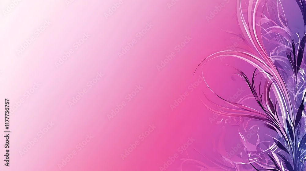 Abstract Pink Purple Floral Design Background Abstract Pink Purple Floral Design Background