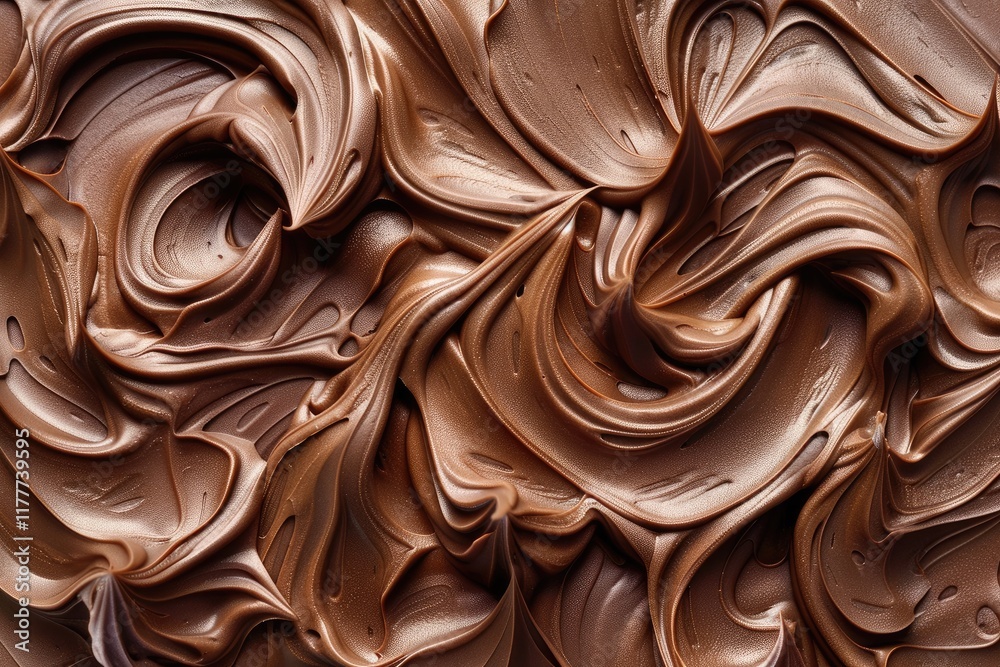 Swirling abstract pattern of mocha mousse, highlighting the creamy texture and rich chocolate hues. Ideal for dessert presentations and culinary designs Swirling abstract pattern of mocha mousse, highlighting the creamy texture and rich chocolate hues. Ideal for dessert presentations and culinary designs