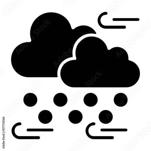 Hail Vector Icon Design