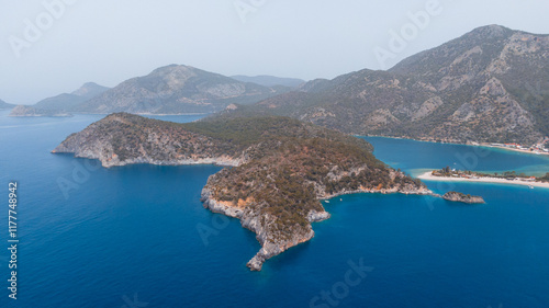 Aerial View of Ölüdeniz Coastline photo