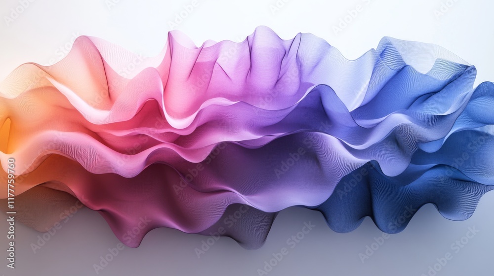 Abstract Colorful Wave Pattern Design Abstract Colorful Wave Pattern Design
