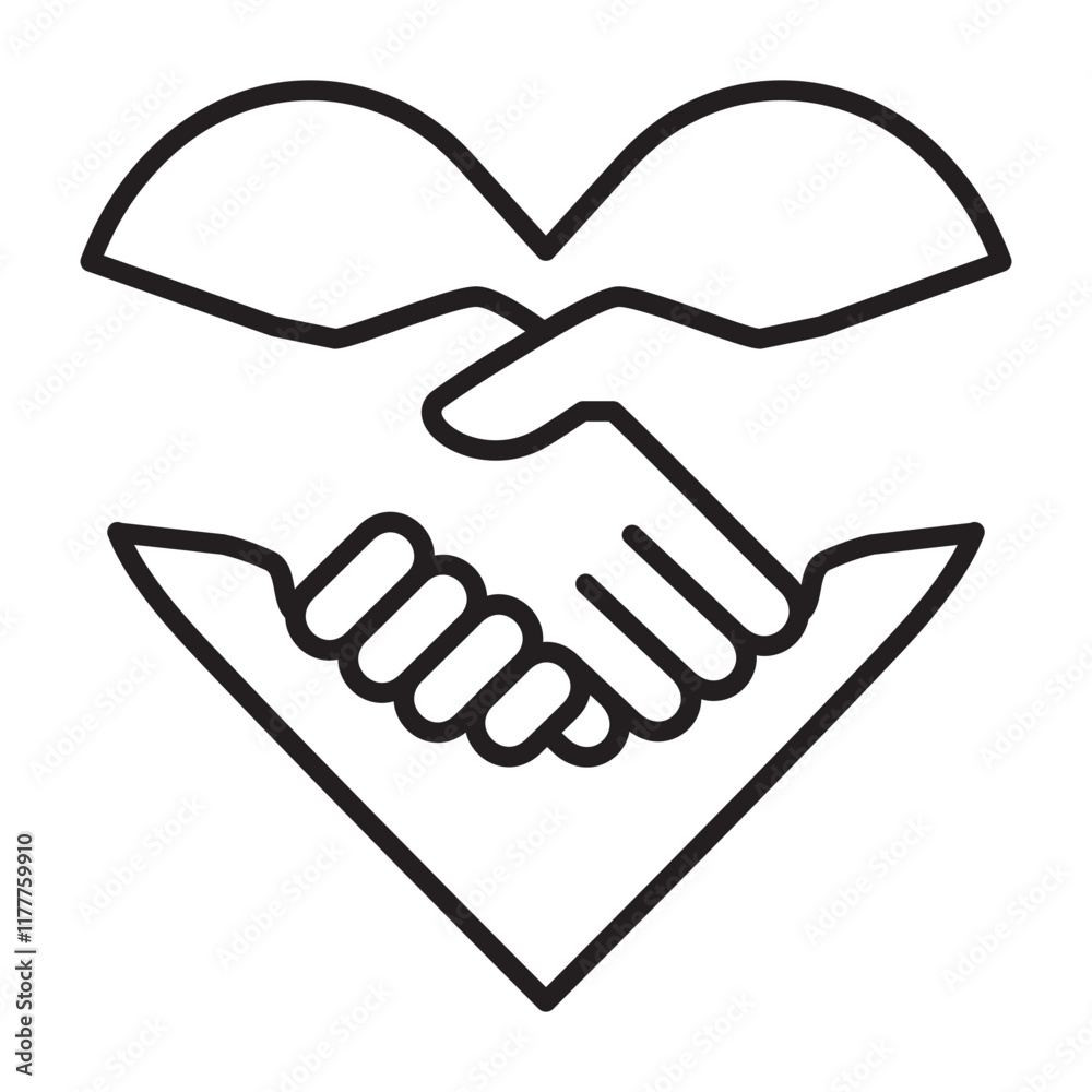 Charity and donation thin line icon. Icon for symbol of philanthropy, help, giving, humanity. Charity and donation thin line icon. Icon for symbol of philanthropy, help, giving, humanity.