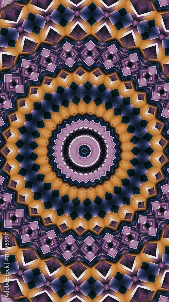 Obraz premium mandala motif design, kaleidoscope motif, mandala pattern, kaleidoscope pattern, wallpaper, mandala, kaleidoscope