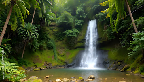 waterfall in the forest