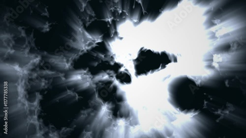 Storm Clouds Looping Background Gray