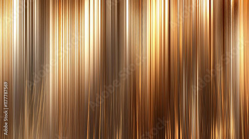 Golden light trails creating a vertical striped background