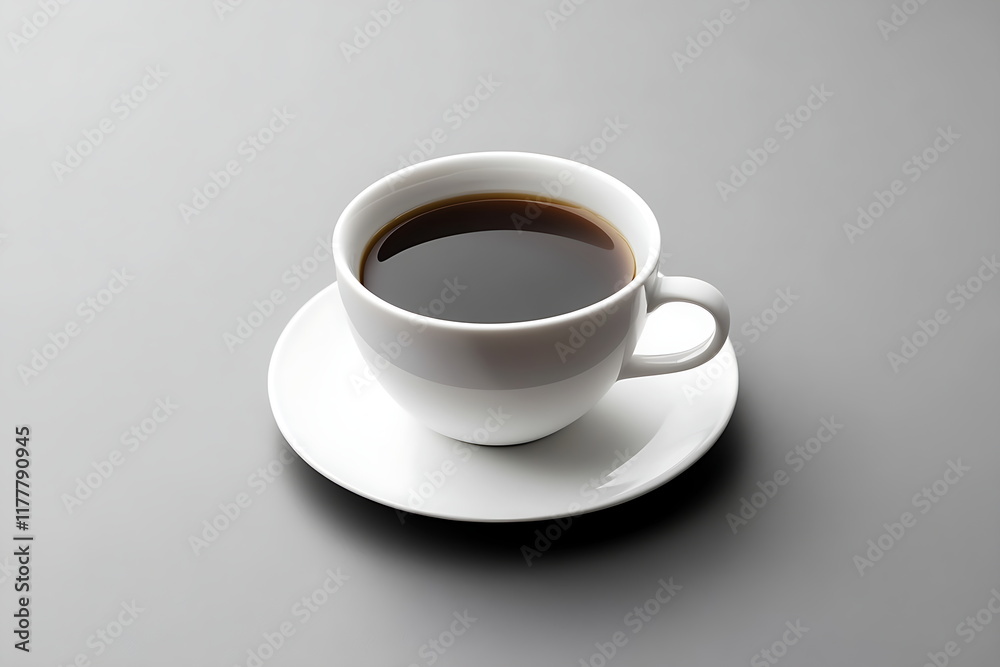 White blank paper coffee cup mockup floating next White blank paper coffee cup mockup floating next