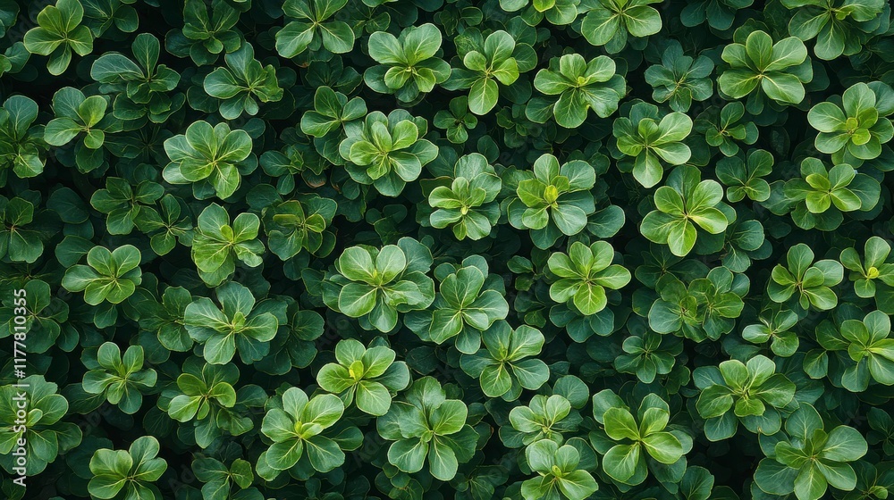 Lush Greenery of Intertwined Leaves Creating a Dense Natural Carpet In a Sunlit Environment Emphasizing Vibrant Shades of Green Lush Greenery of Intertwined Leaves Creating a Dense Natural Carpet In a Sunlit Environment Emphasizing Vibrant Shades of Green