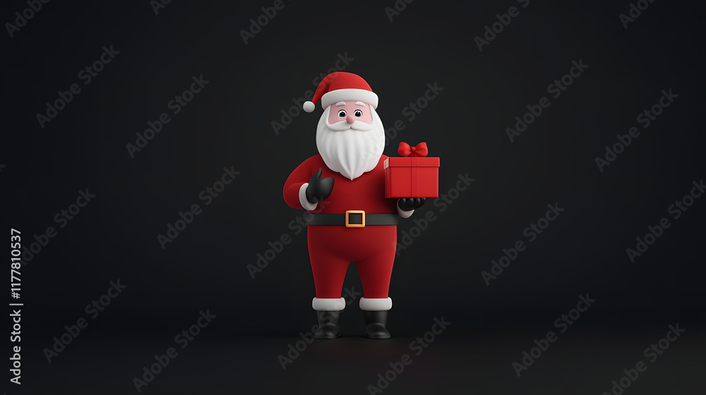 3D cartoon character design of Santa Claus holding presents, featuring vibrant colors and festive details, perfect for Christmas-themed visuals and holiday promotions.
3D cartoon character design of Santa Claus holding presents, featuring vibrant colors and festive details, perfect for Christmas-themed visuals and holiday promotions.