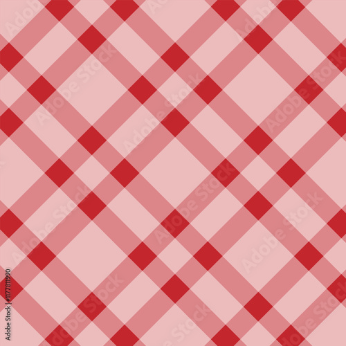 red and white checkered pattern