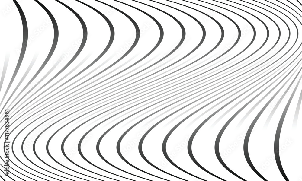 abstract simple black white gradient wave line pattern art suitable for background. abstract simple black white gradient wave line pattern art suitable for background.