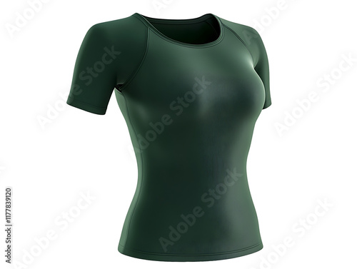 white t shirt isolated on transparent background