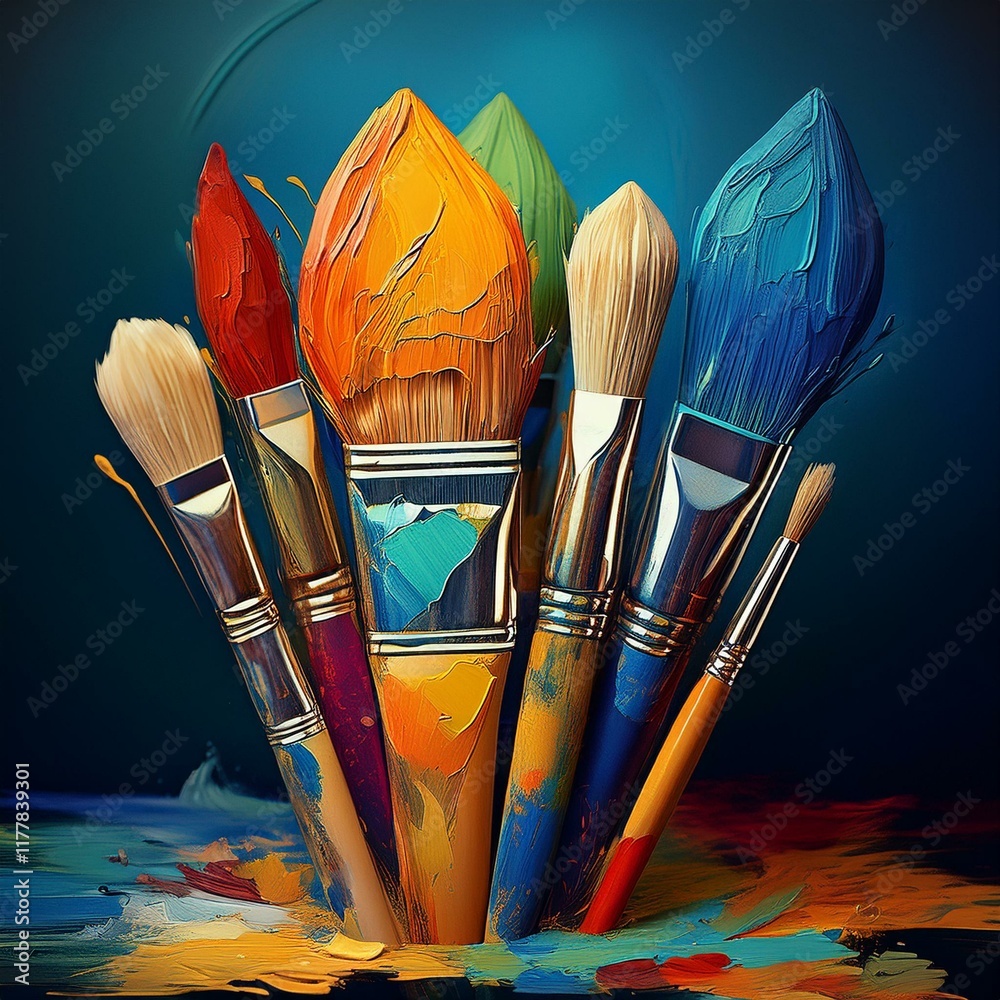 Obraz premium PAintbrushes