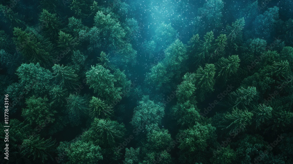 Aerial View of Lush Green Forest Landscape in Germany Aerial View of Lush Green Forest Landscape in Germany
