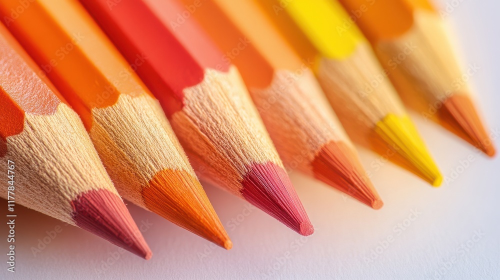 Gradient pencil strokes in vibrant colors create an artistic composition for drawing and design projects Gradient pencil strokes in vibrant colors create an artistic composition for drawing and design projects