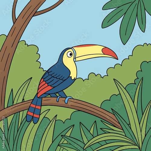 toucan on a branch