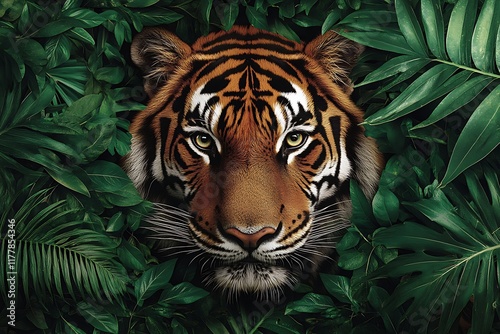 Bengal tiger in jungle