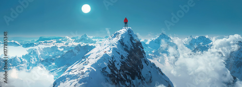 Summit Seekers: Epic High Mountain Adventures Captured Through Breathtaking Climbing Photography photo