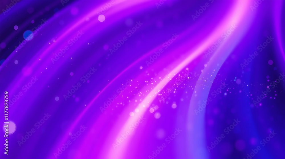 Obraz premium Curved Light Beams and Particles