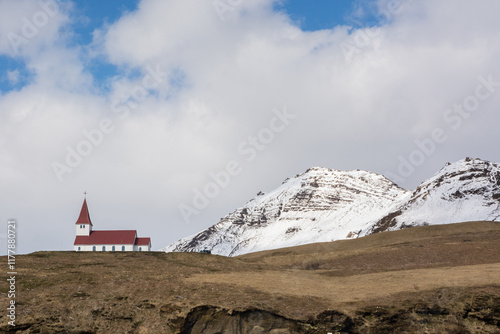 Small church in Iceland by the town Vik