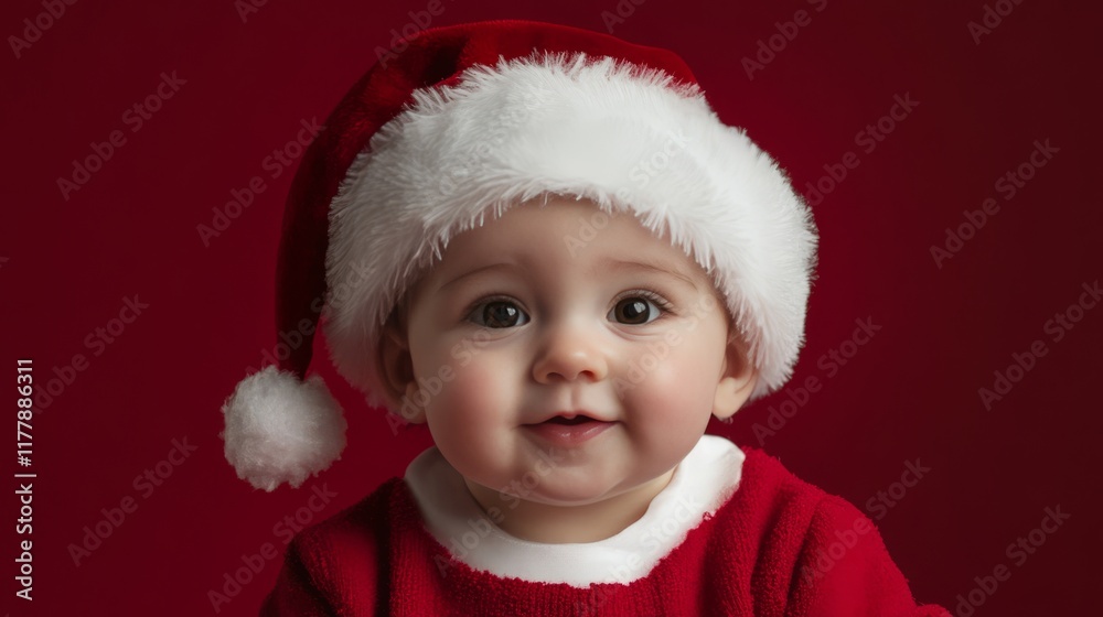 A Santa Claus hat Father Christmas cap design element A Santa Claus hat Father Christmas cap design element