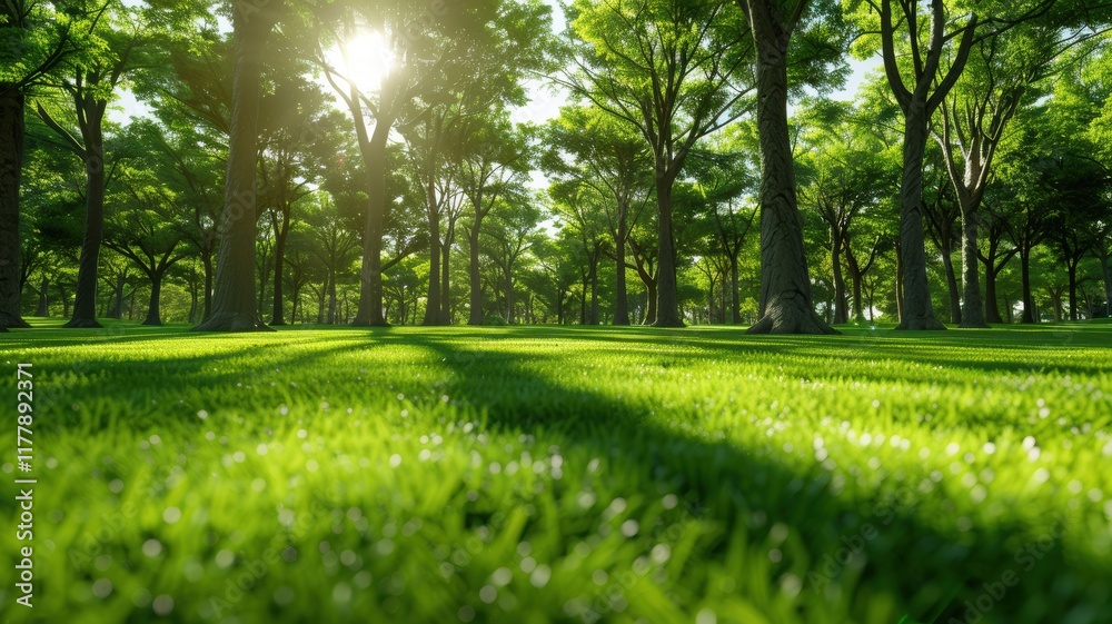 Fototapeta premium green plant natural background. Flowers, trees, forest