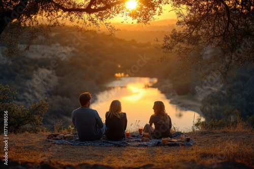 Family Having Picnic