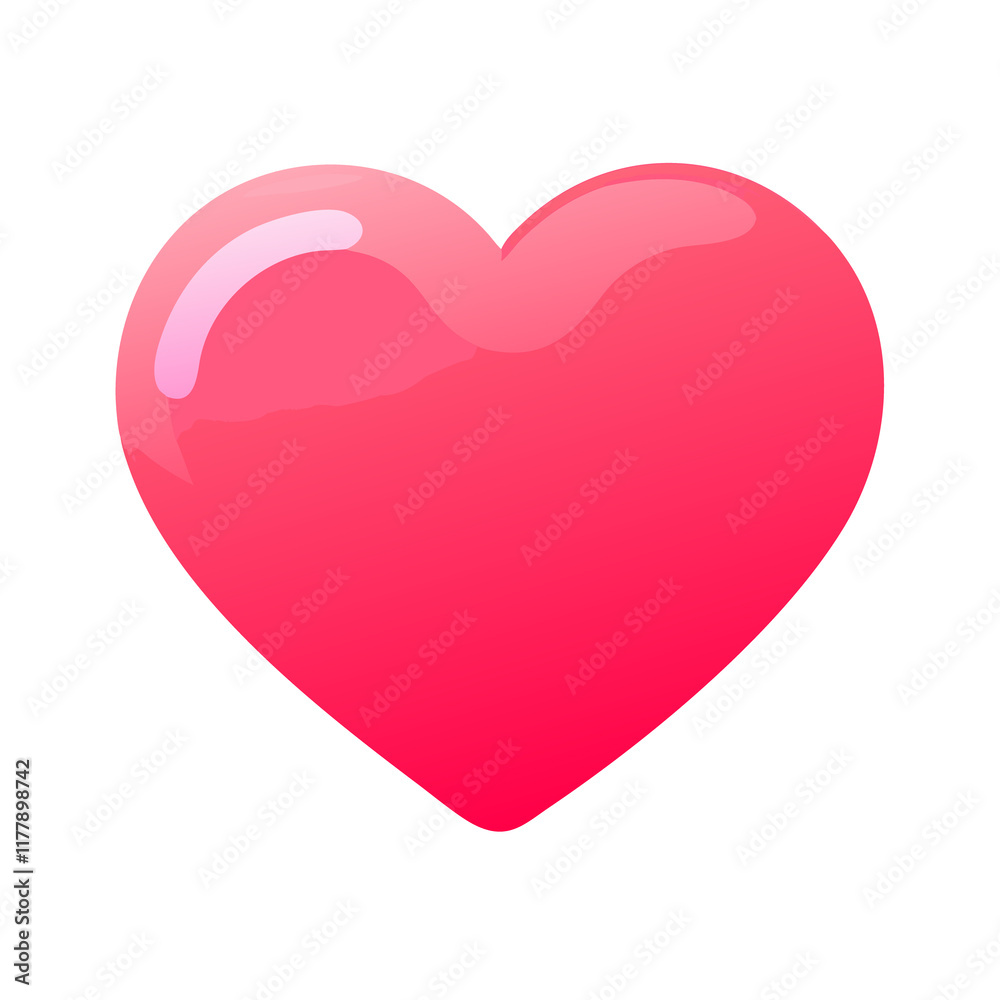 Romantic pink heart symbol valentine day vector. Romantic pink heart symbol valentine day vector.