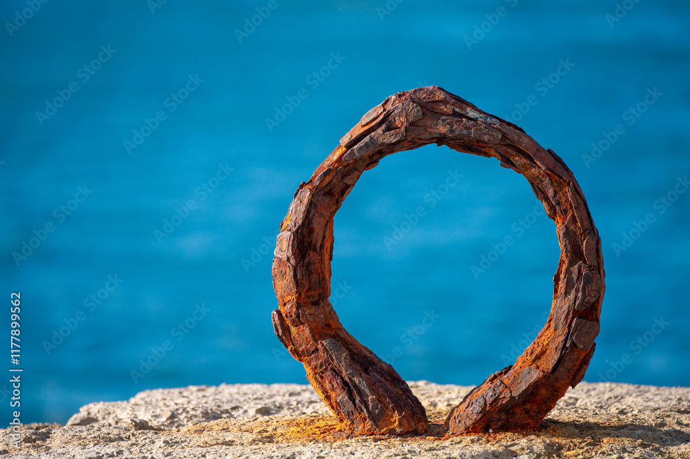 Fototapeta premium rusty metal chain