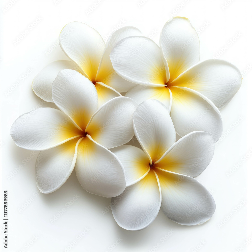 Fototapeta premium Plumeria Flower Isolated