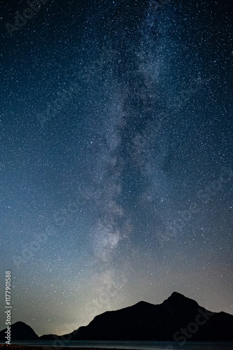 night sky and clouds