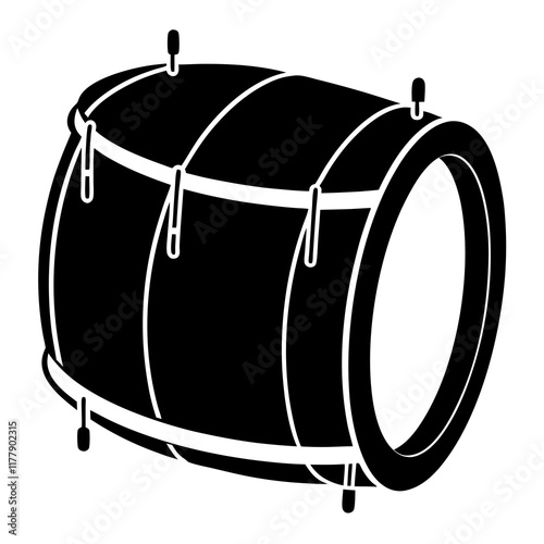 drum isolated on white