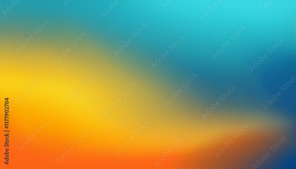 Fototapeta premium abstract blurred blue yellow and orange background summer concept