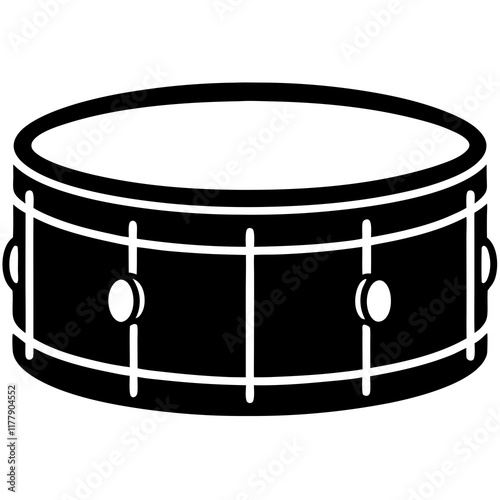drum isolated on white background