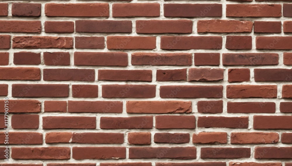 Classic deep red bricks with natural weathering and light mortar accents Classic deep red bricks with natural weathering and light mortar accents