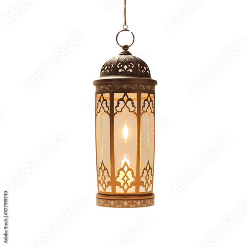 Photo of lantern (fanos) isolated on transparent background photo