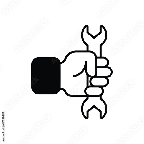 Hard Work vector icon