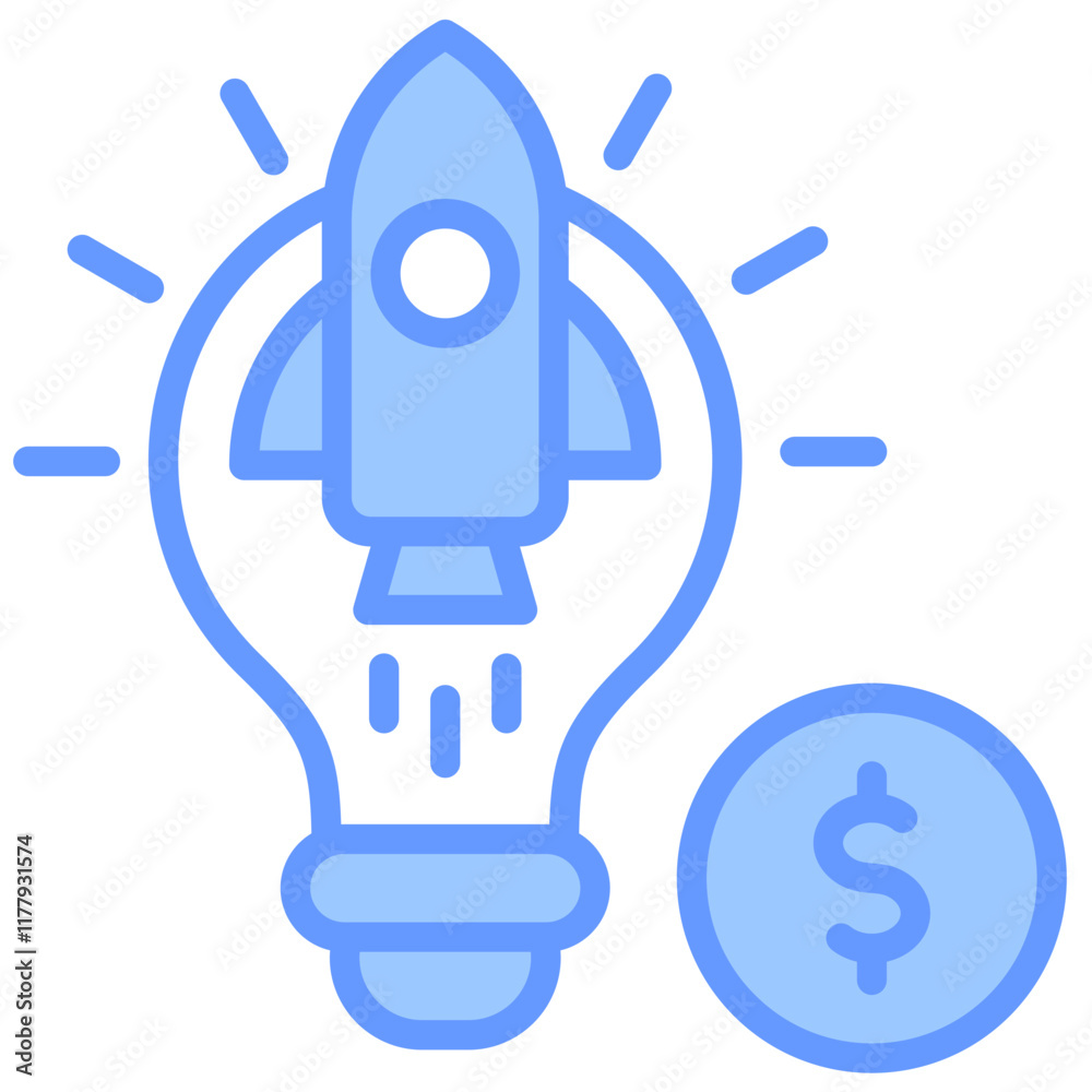Startup Business Icon Startup Business Icon
