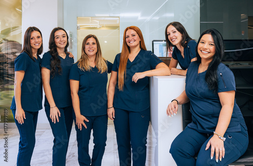 Professional Dental Team at a Modern Clinic