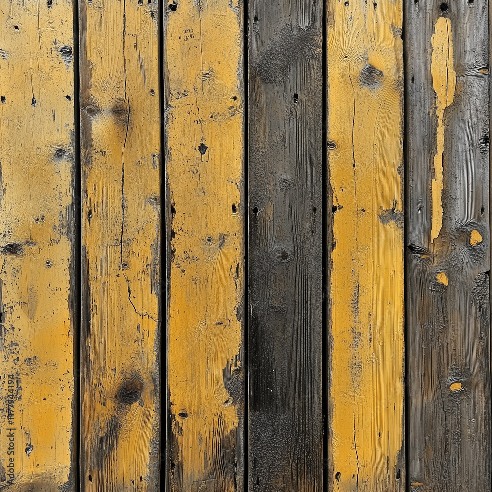 Wood Cladding in Deep Mustard with Sharp Textural Contrast Wood Cladding in Deep Mustard with Sharp Textural Contrast